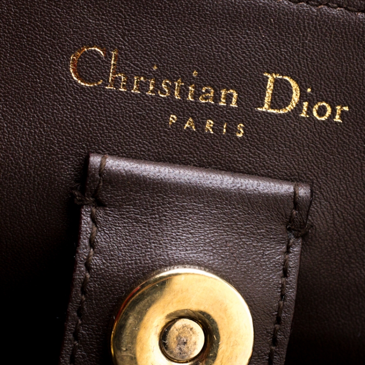 Pre Owned Dior Blush Pink Leather Medium Diorissimo Shopper Tote