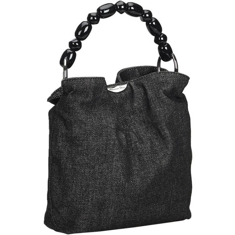 Pre Owned Christian Dior Blue Denim Malice Everyday Bag