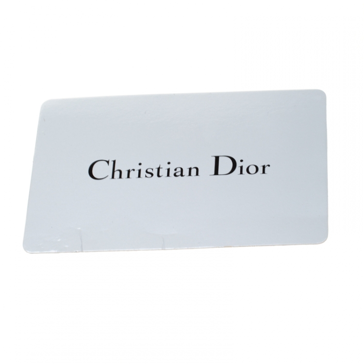 Pre Owned Dior Midnight Blue Cannage Patent Leather Miss Dior Promenade Pouch
