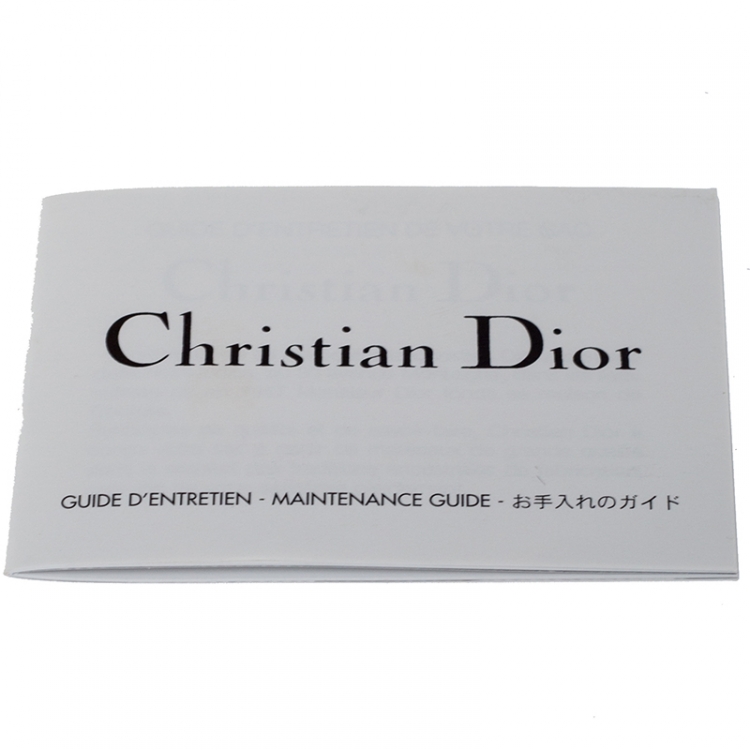 Pre Owned Dior White Cannage Patent Leather Large Lady Dior Tote
