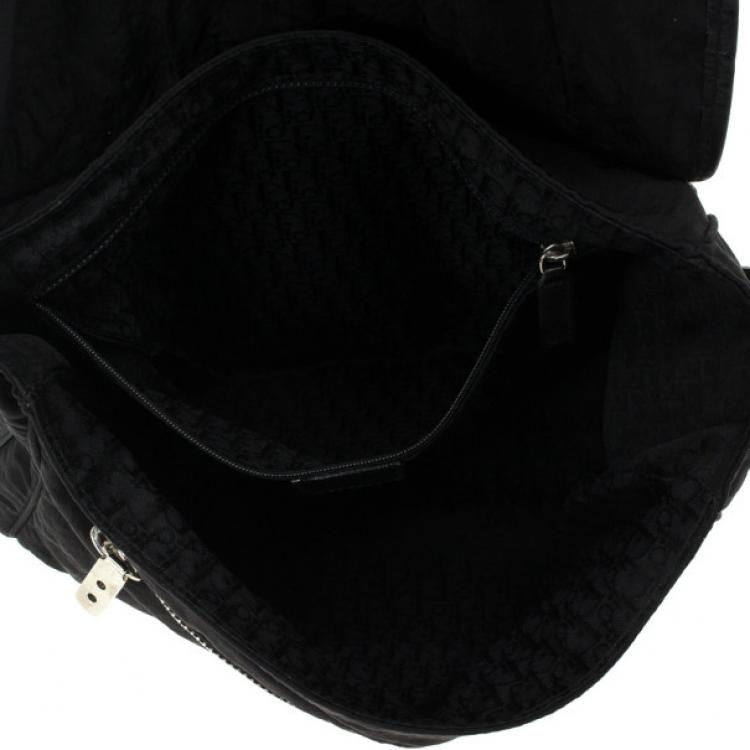 Pre Owned Christian Dior Black Nylon Messenger Bag