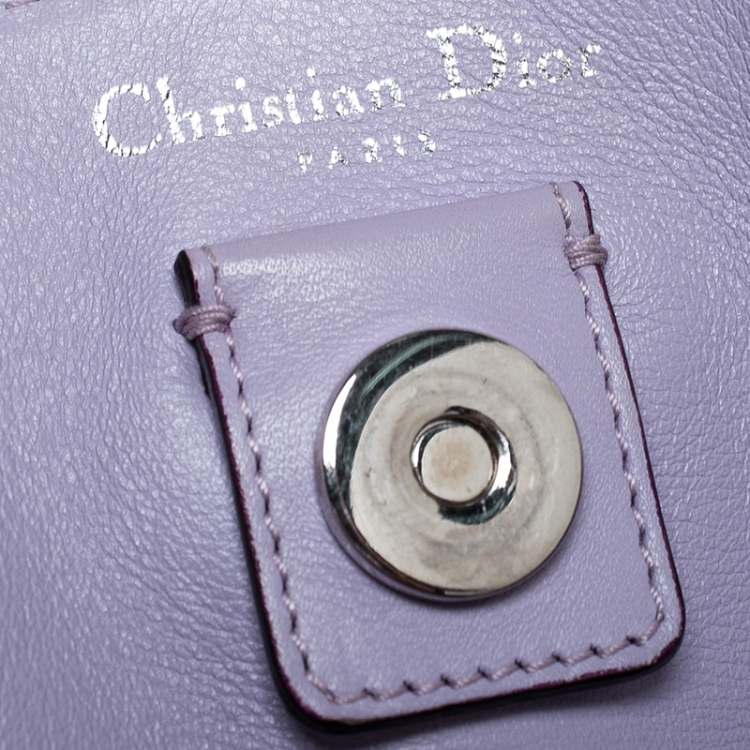 Pre Owned Dior Blue Leather Extra Large Diorissimo Shopper Tote