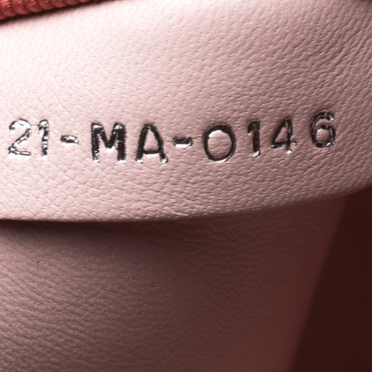 Pre Owned Dior Blush Pink/Ivory Cannage Leather Stardust Backpack