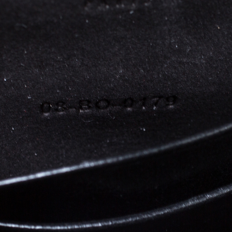 Pre Owned Dior Black Leather Saddle Belt Bag
