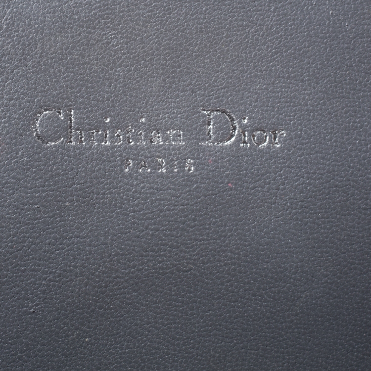 مملوكة مسبقًا Dior Light Blue Cannage Shimmering Leather Miss Dior Promenade Pouch