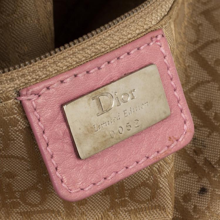 Pre Owned Dior Wicker Frame Bag with Raffia Flowers