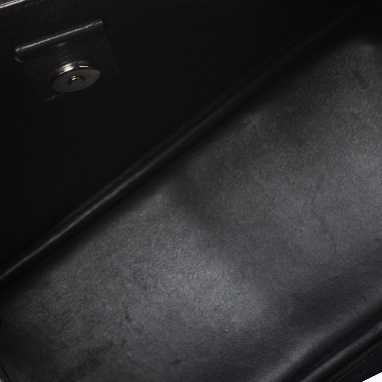 Pre Owned Dior Tri Color Leather Mini Diorissimo Tote
