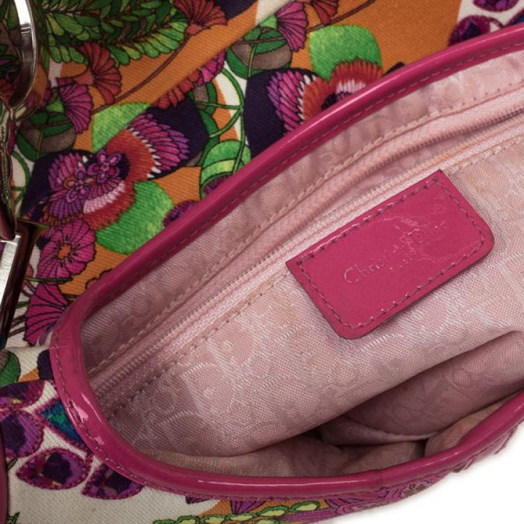 Pre Owned Christian Dior Hawaiian Glamour Saddle Bag