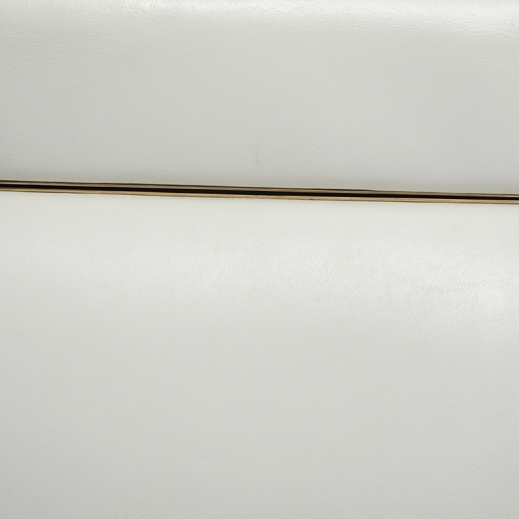 Pre Owned Dior White Leather Babe Vanity Top Handle Bag