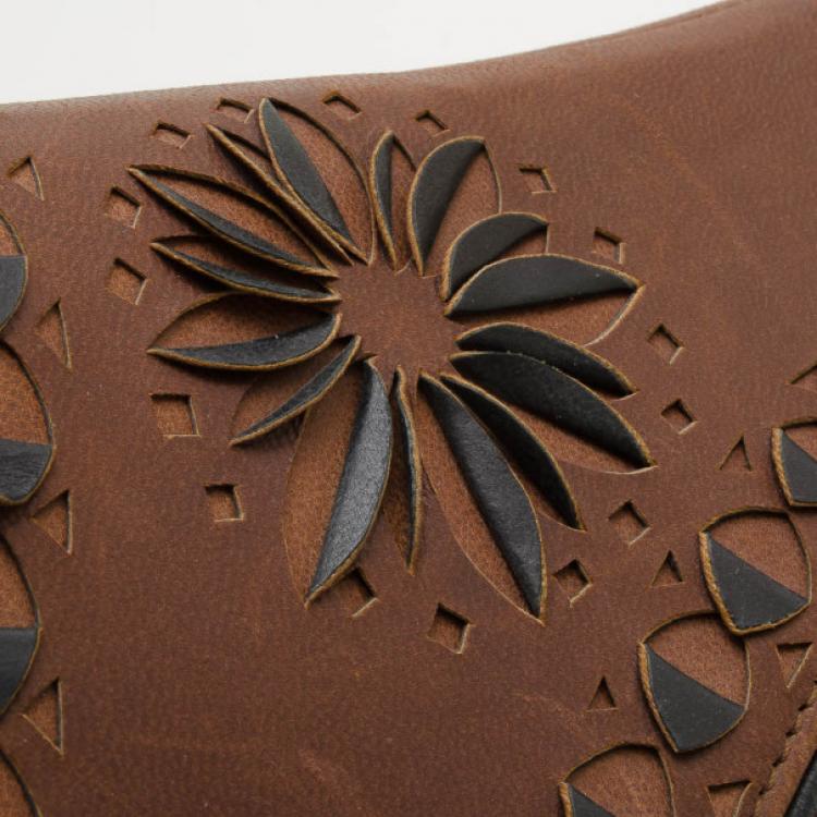 Pre Owned Dior Brown Leather Limited Edition Saddle Bag