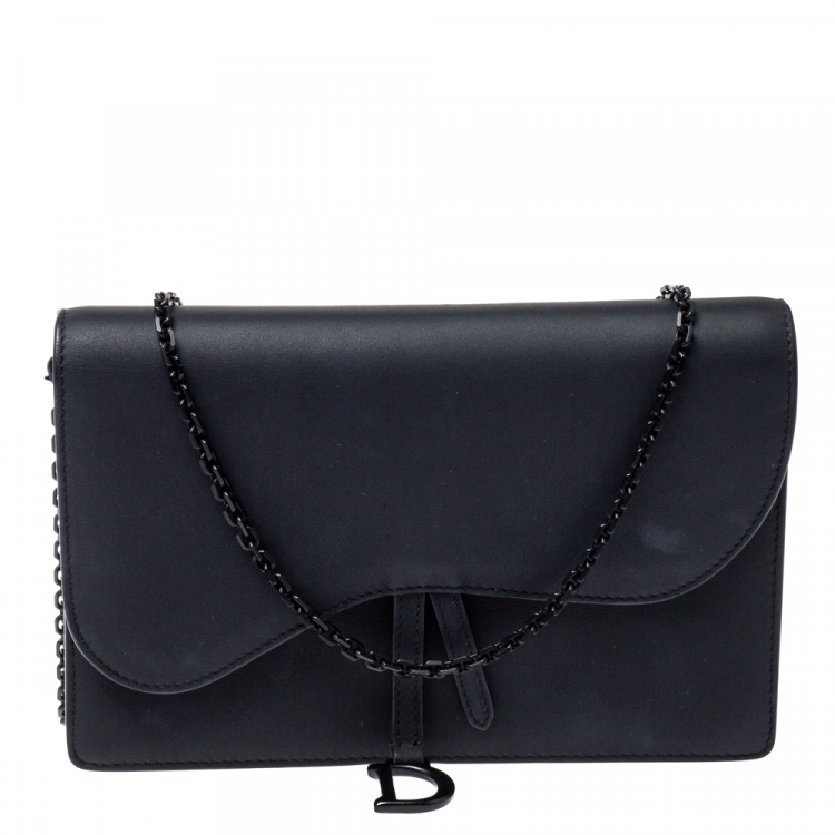dior saddle clutch bag