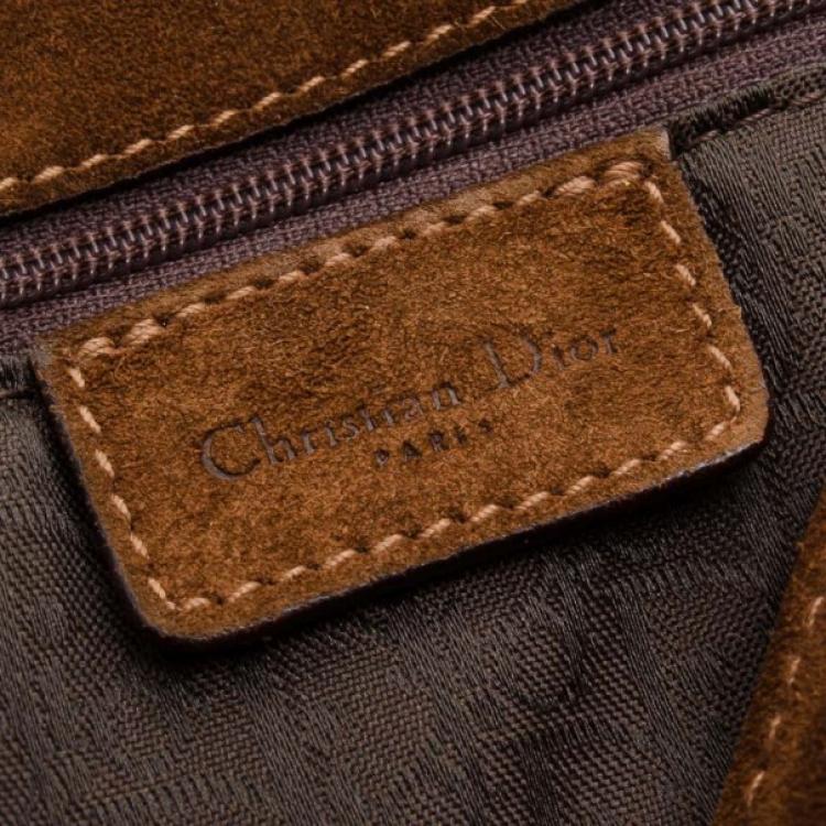 Pre Owned Dior Calf Hair Saddle Messenger Bag