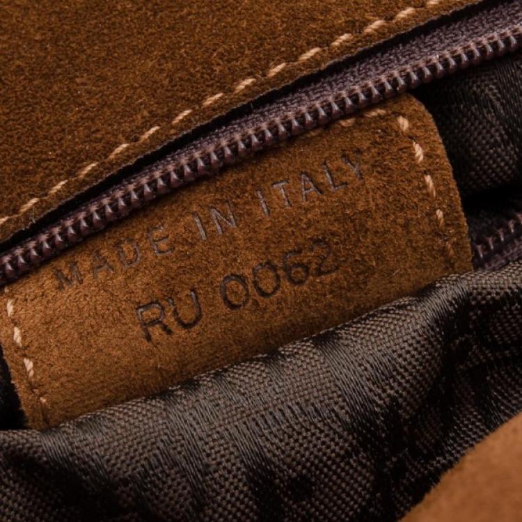 Pre Owned Dior Calf Hair Saddle Messenger Bag