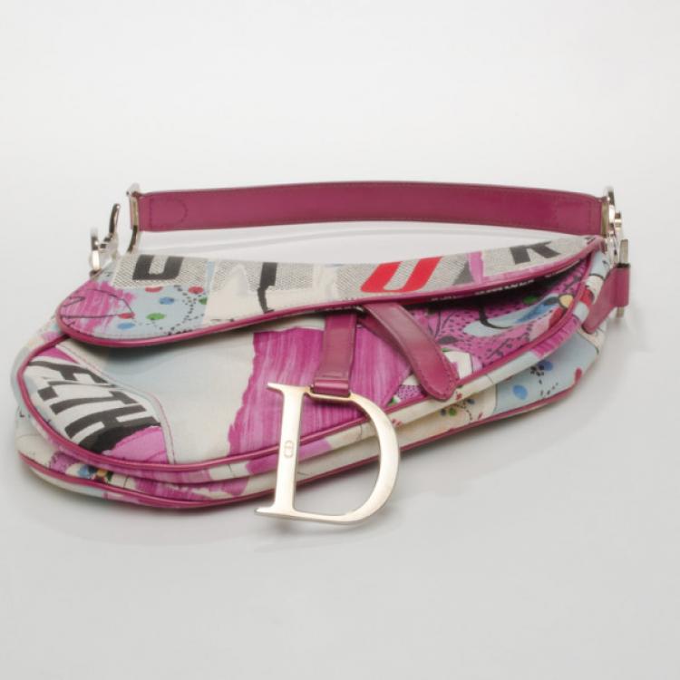 Pre Owned Dior Filth Collection Saddle Bag