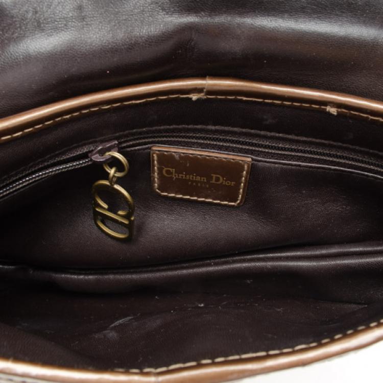 Pre Owned Dior Python Saddle Bag