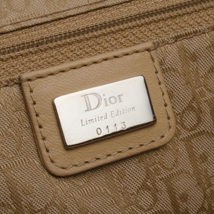Pre Owned Dior Limited Edition Wicker Frame Bag