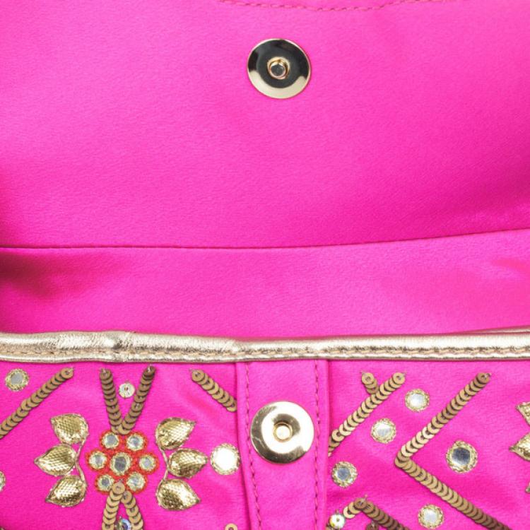 Pre Owned Dior Limited Edition India Saddle Bag