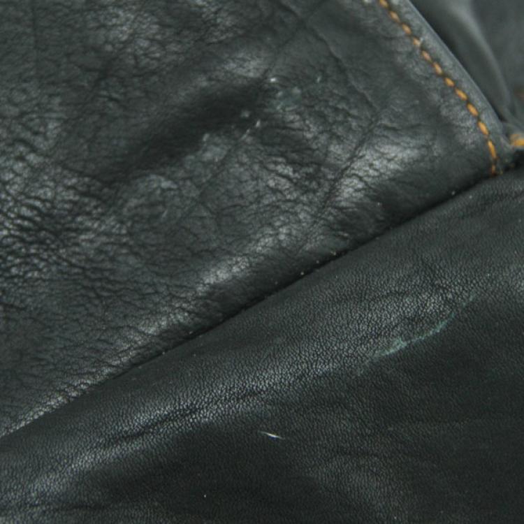 Pre Owned Dior Gaucho Double Flap Saddle Bag
