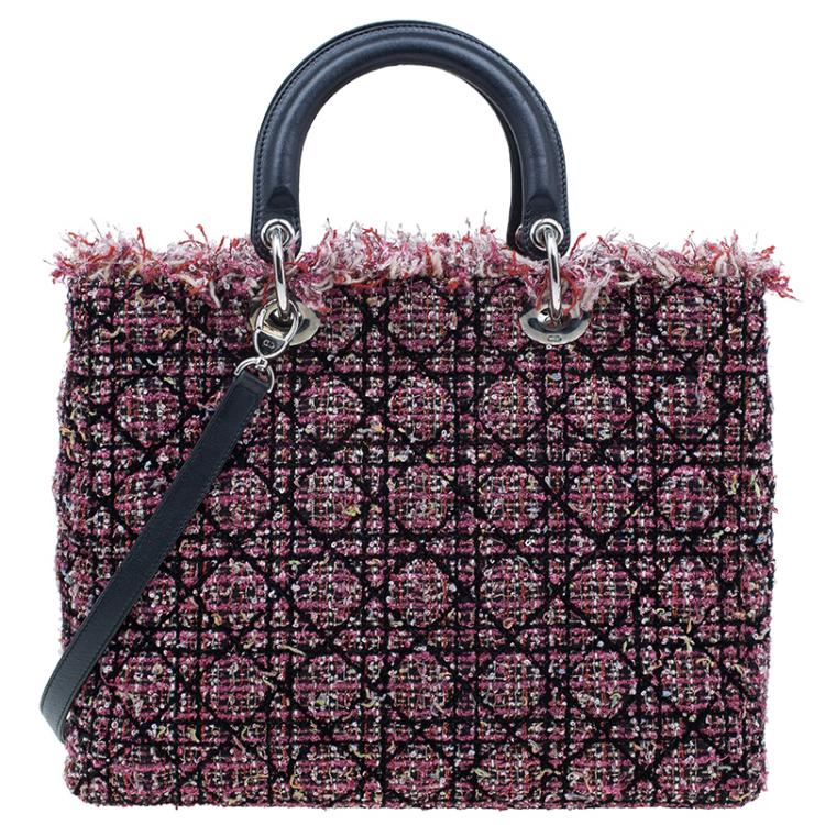 dior tweed bag