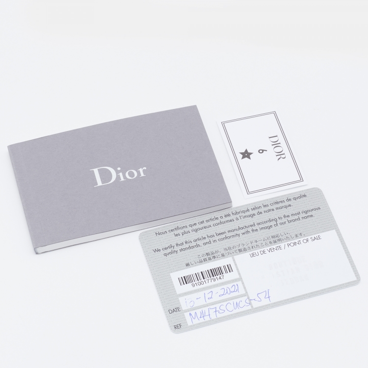 Pre Owned Dior Beige Velvet Mini Saddle Bag