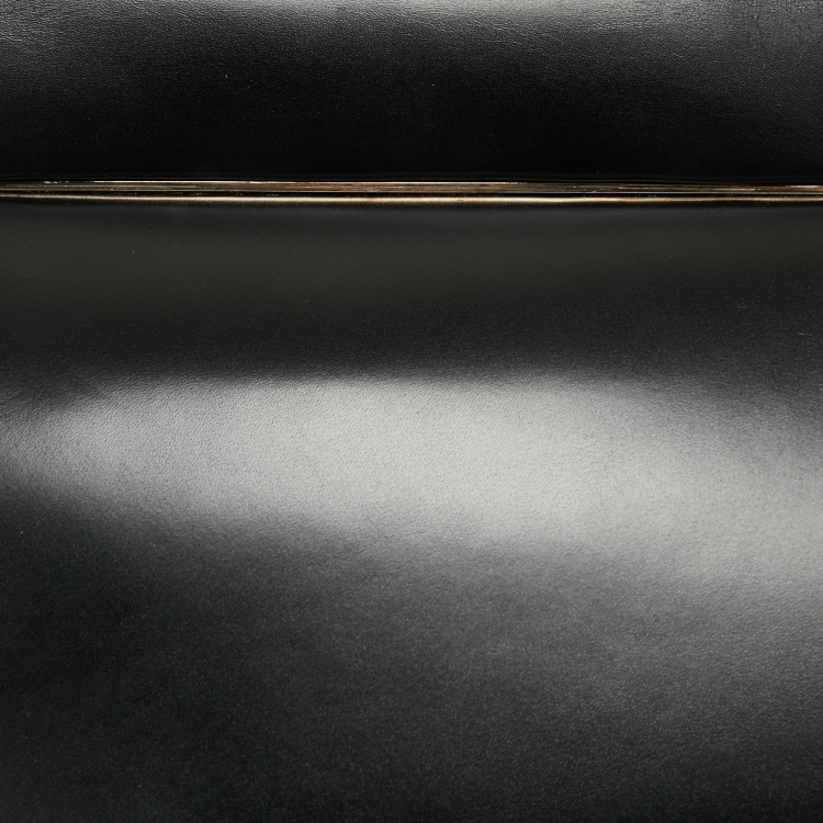 Pre Owned Dior Black Leather Babe Vanity Top Handle Bag