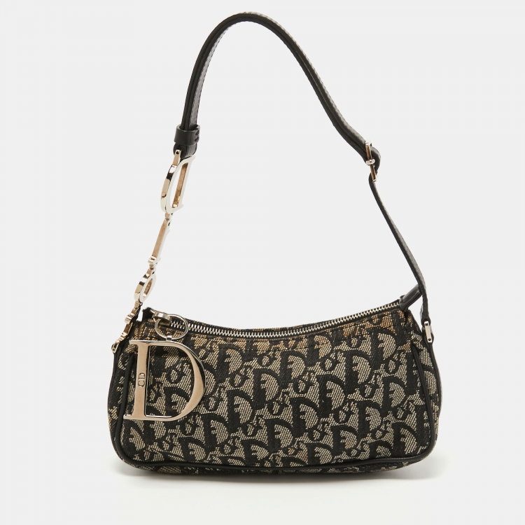 Christian Dior Diorissimo Charms Pochette - Black Mini Bags