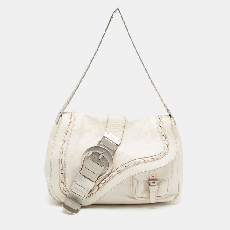 Dior shoulder bag discount white