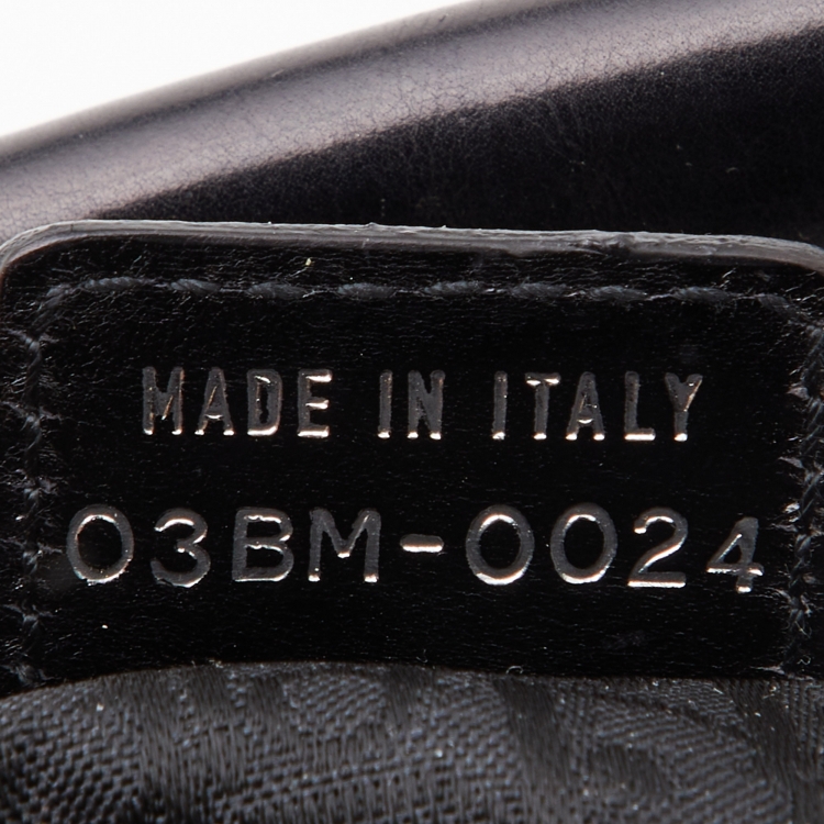 Pre Owned Dior Black Leather and Nylon Corset Ballet Hobo