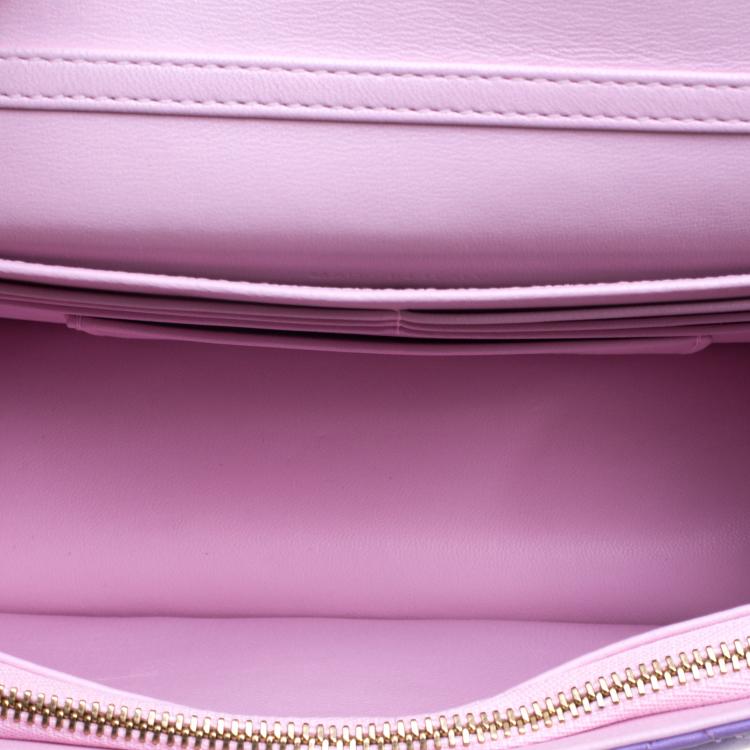 Pre Owned Dior Tri Color Cannage Leather Miss Dior Promenade Pouch