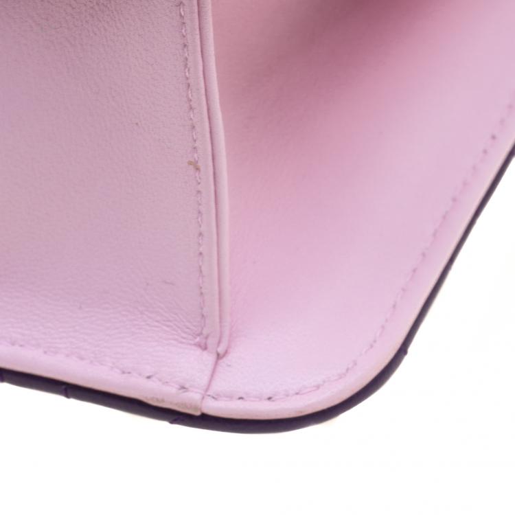 Pre Owned Dior Tri Color Cannage Leather Miss Dior Promenade Pouch
