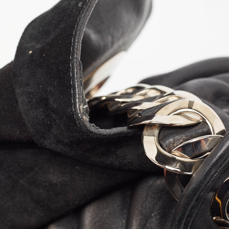 Pre Owned  Dior Black Leather Jazz Club Bag