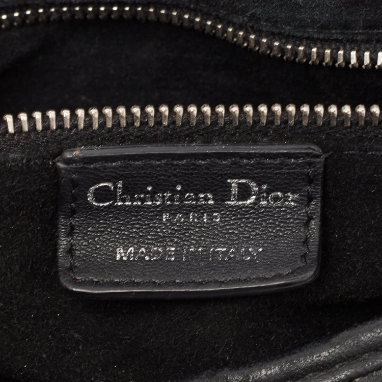 Pre Owned  Dior Black Leather Jazz Club Bag