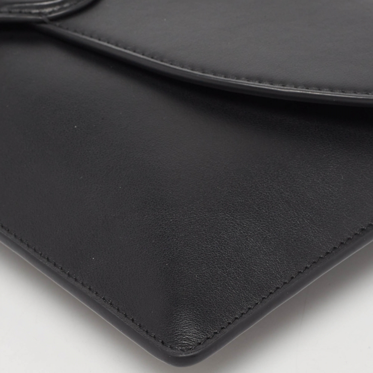 Pre Owned Dior Black Leather Bobby Pouch