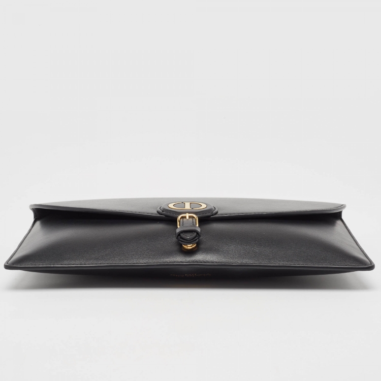 Pre Owned Dior Black Leather Bobby Pouch
