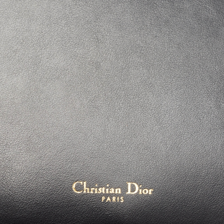 Pre Owned Dior Black Leather Bobby Pouch