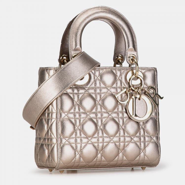مملوكة مسبقًا Dior Small Lambskin Cannage My ABCDior Lady Dior