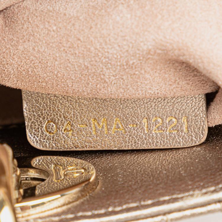 مملوكة مسبقًا Dior Small Lambskin Cannage My ABCDior Lady Dior