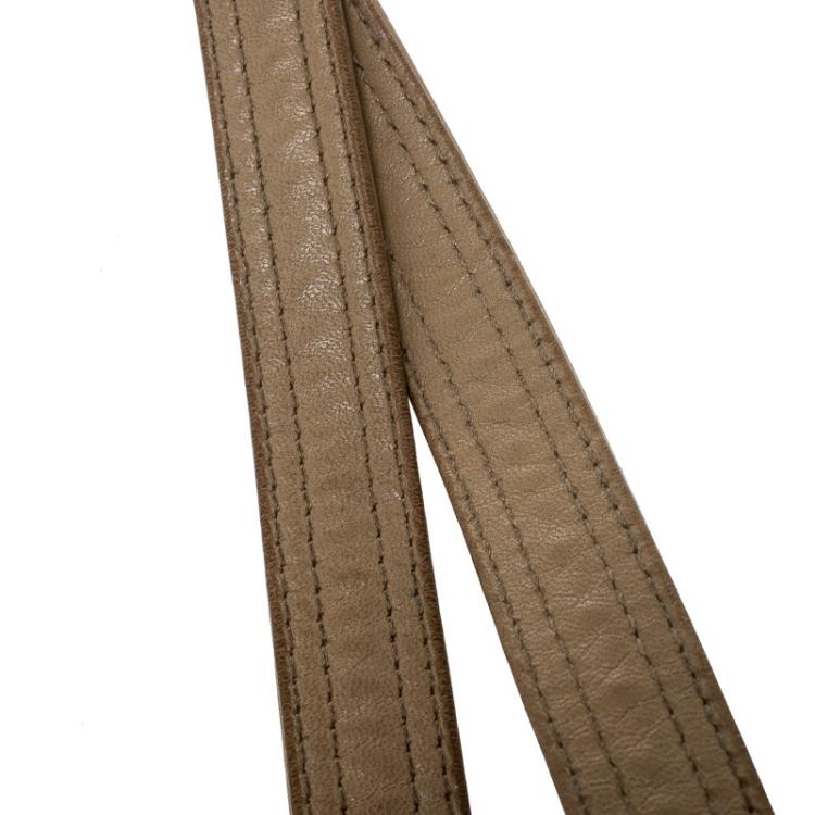 Pre Owned Dior Beige Cannage Nylon Drawstring Hobo