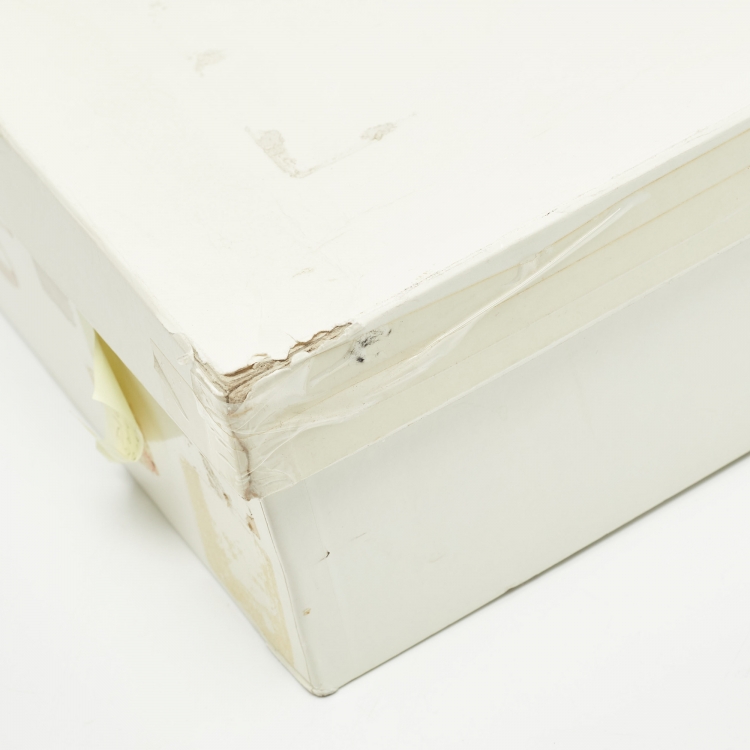 Pre Owned Dior Brown Leather Flower Print Ankle Boots Size 40.5