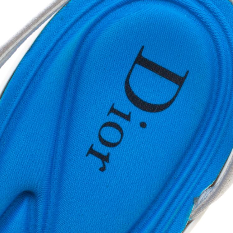 Pre Owned Dior Mulitcolor Leather Defile Cruise Pointed Toe Sandals Size 37