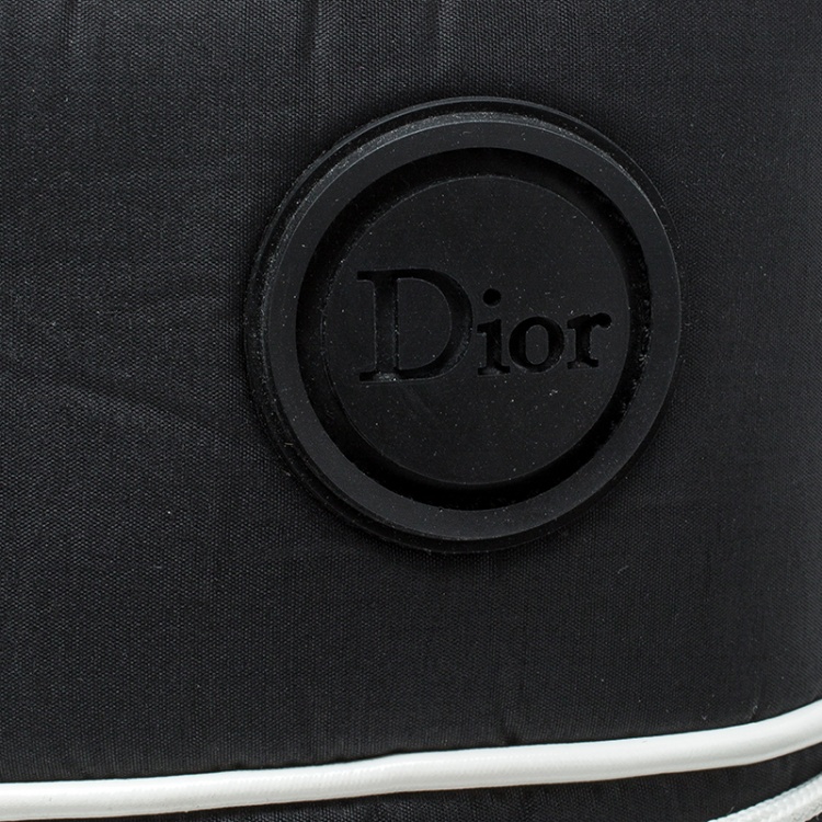 Pre Owned Dior Black Fabric Moon Boot Platform Snow Boots Size 37