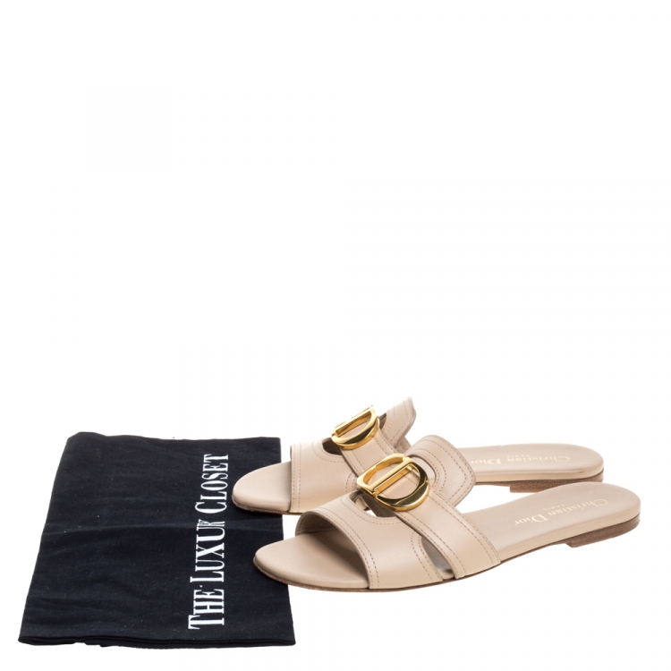 dior flat sandals