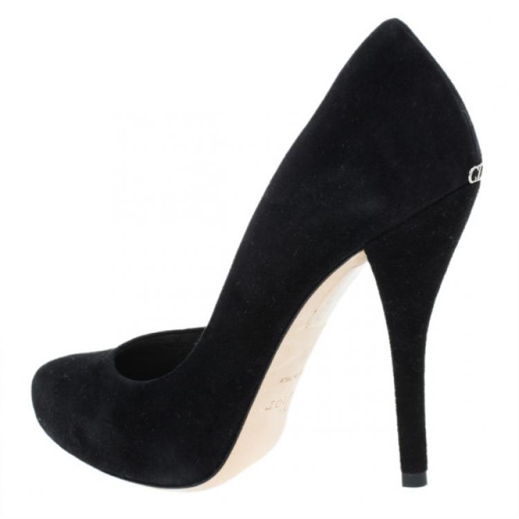 Pre Owned Dior Black Suede Miss Dior Pumps Size 36