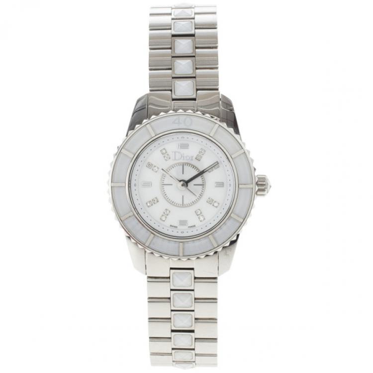 Pre Owned Dior Cristal Collection Womens Wristwatch 28 MM