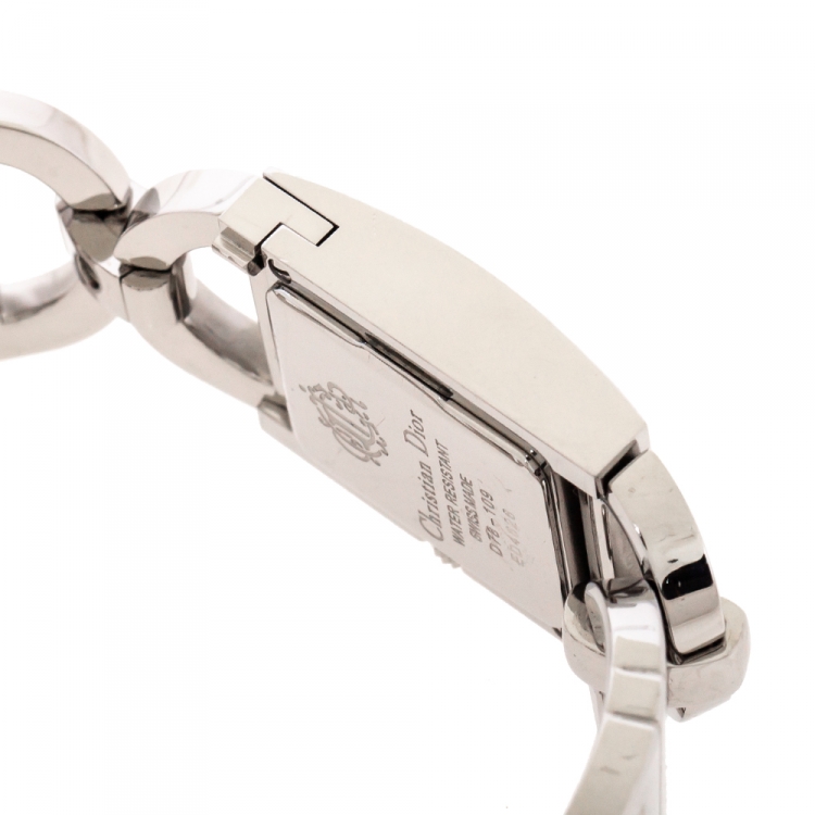 Pre Owned Dior Silver Stainless Steel Malice D78-109 Women's Wristwatch 19 mm