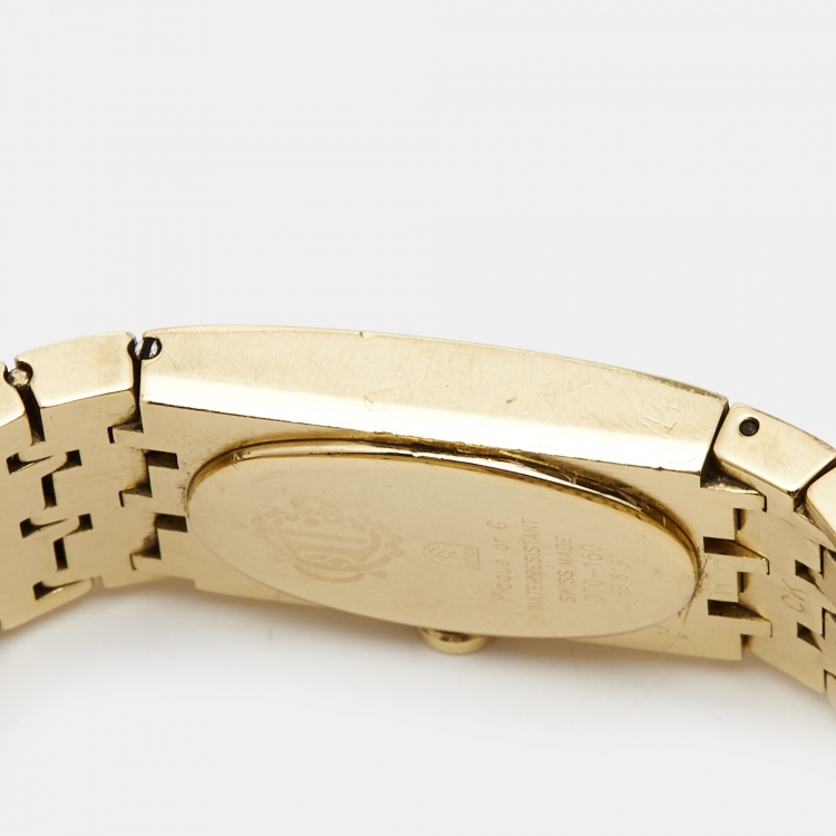 Pre Owned Dior White Gold Plated Stainless Steel Miss Dior D70-150 Women's Wristwatch 15 mm