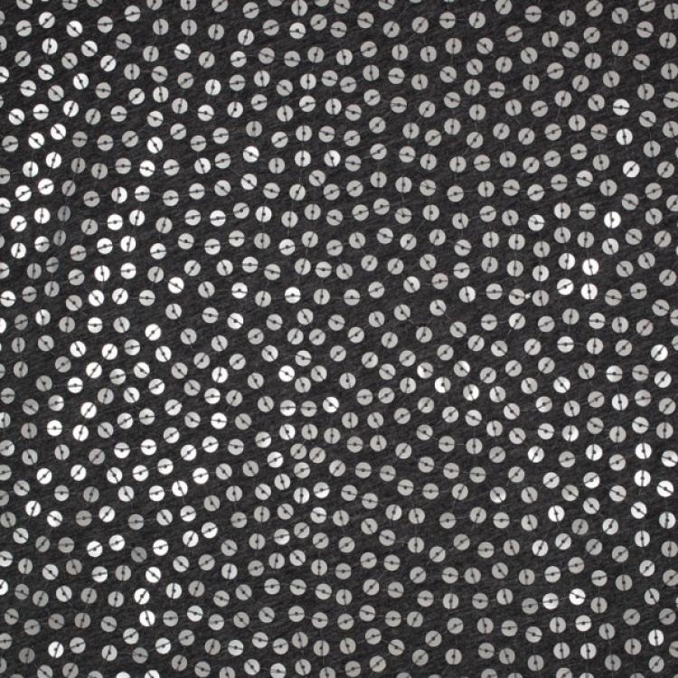 Pre Owned DKNY Grey Sequin T-Shirt S