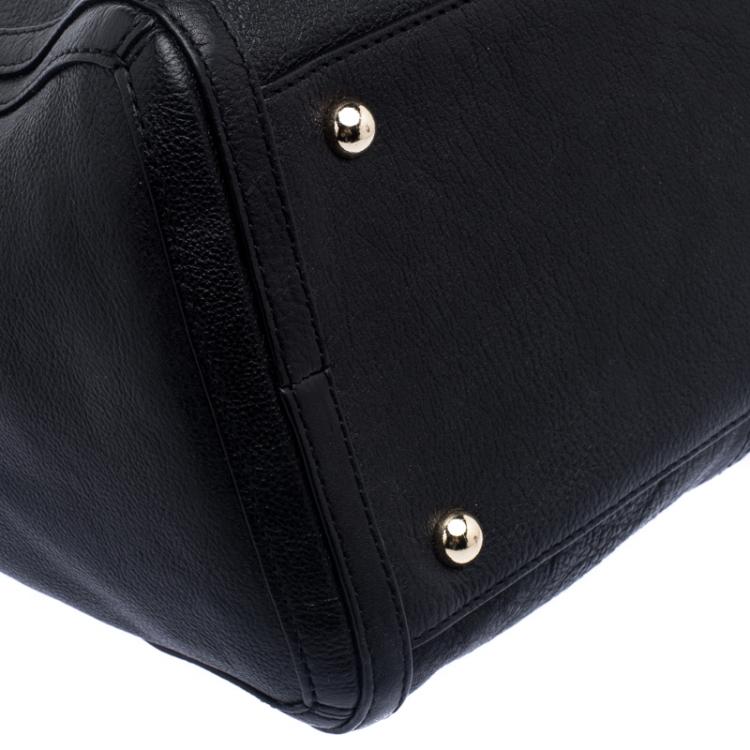 مملوكة مسبقًا DKNY Black Leather Crossbody Bag