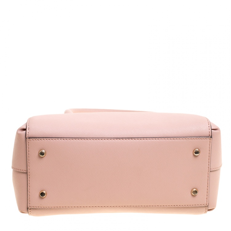 Pre Owned DKNY Blush Pink Leather Crossbody Bag