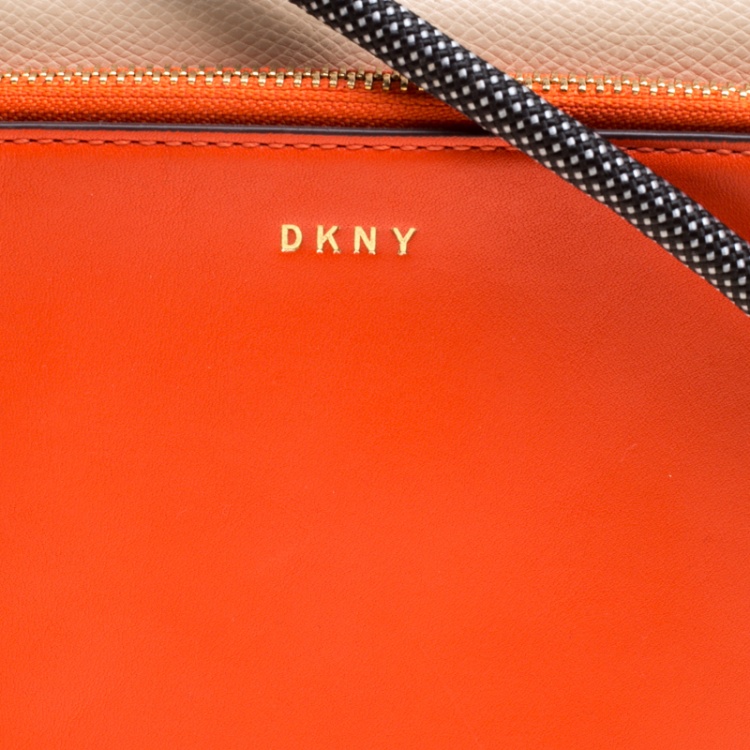 Pre Owned DKNY Multicolor Leather Bryant Park Crossbody Bag